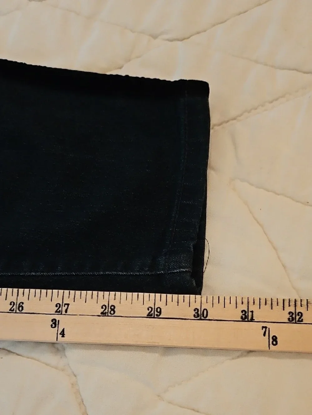 Torrid -Tall Jegging -3 Button- Dark Indigo w/Black Tuxedo Stripes - Size 16 T - Picture 6 of 11